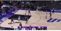 😡可没那么好打！爵士一波11-0的攻势追平森林狼