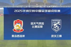 西海岸vs三镇补赛将从第18分钟开始 被中止时的比分1:0仍然有效