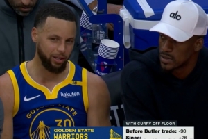 帮了大忙🤨巴特勒到来前库里下场时勇士正负值-90 加盟后为+26