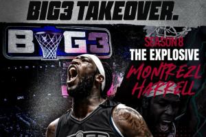不来CBA了🤯一女嫁二夫闹剧结束！BIG3联赛正式官宣签约哈雷尔