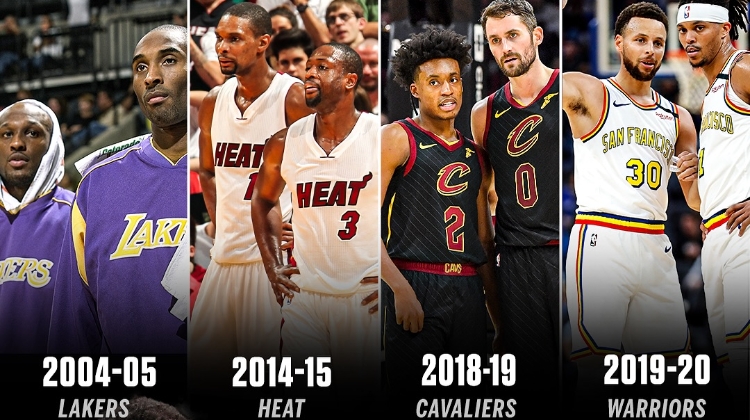 过去25年 仅4支球队在进入NBA总决赛后下一个赛季未能进入季后赛