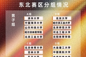 CUBAL东北赛区分组：清华&中国海大A组 北大&哈工大B组 北体大C组