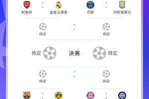 👀欧冠8强联赛排名：西意德法第1均在 维拉英超第8多特德甲第10