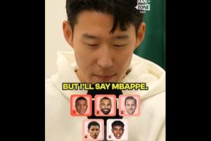 🤔孙兴慜评现役前5球员：姆巴佩第1，凯恩第3，亚马尔第5