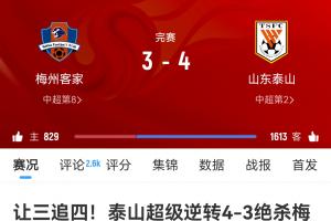 疯狂的中超第3轮：33球5直红 李新翔1战成名 泰山让3追4名场面