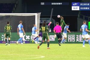 2场3球！赵石出击摘球没碰到球，童磊助攻布彭扎破门 浙江1-0领先