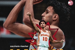 慢慢成长！NBA和老鹰官方祝状元里萨谢20岁生日快乐🎂