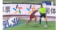 打破僵局！阿奇姆彭头球破门！河南1-0领先梅州客家