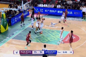 就是不丢！王浩然快攻&三分连拿5分 个人6中6已经15分