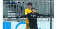 比赛第56分钟，波波维奇头球破门，国安0-1落后！