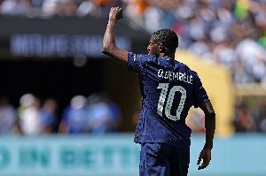 马德兴FIFA最佳投票：第一登贝莱，第二亚马尔，第三萨拉赫