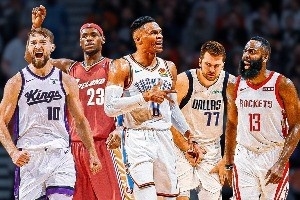 球员单季三双总数榜！威少42次第1 约老师34次 卢卡21次 老詹18次