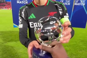客场7-1狂胜埃因霍温，厄德高当选全场最佳🏆