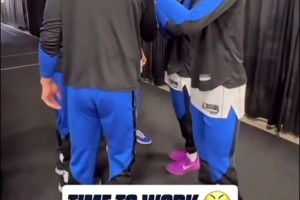 这也太惨了，独行侠此前出征仪式刚好就够5个人😭😭😭