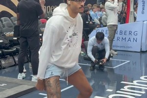 看看普尔的赛前运球热身，就能明白你为什么打不了NBA。