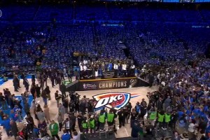 恭喜雷霆夺得总冠军！一起看看2025NBA总冠军颁奖典礼