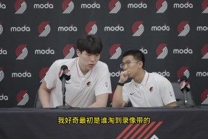 比卢普斯：我们球探考察杨瀚森两年了 去年夏联他表现很棒
