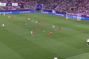 【集锦】女足欧洲杯-朱莉破门利-舒勒建功 德国女足2-0波兰女足