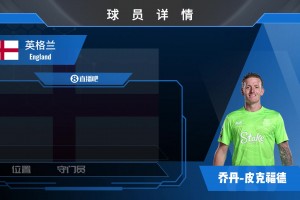 皮克福德球员集锦：反应神速 下地极快的英格兰门神