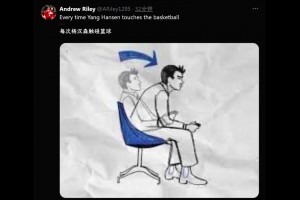 海外球迷用梗图打趣🤓每一次杨瀚森触球时，我的样子：