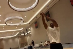 老炮还有多少油？保罗在拉斯维加斯精英训练营之前进行了晨练！