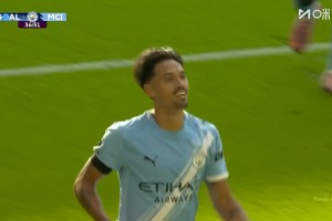 【集锦】英超-哈兰德双响赖因德斯传射+精彩策动 曼城4-0狼队
