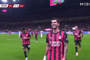 米兰3-0锁定胜局！福法纳传中助攻，普利西奇替补破门建功！