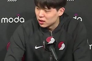 杨瀚森的“中式英语” 真是幽默的大男孩！😂