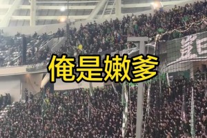 现场国安球迷对着河南球迷高喊：北京国安是你爸爸